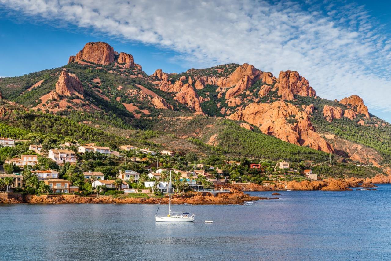 Agay Cap Esterel Le Hameau F2 Clim Plein Sud Dernier Etage Magnifique Vue Mer Saint-Raphael  Bagian luar foto