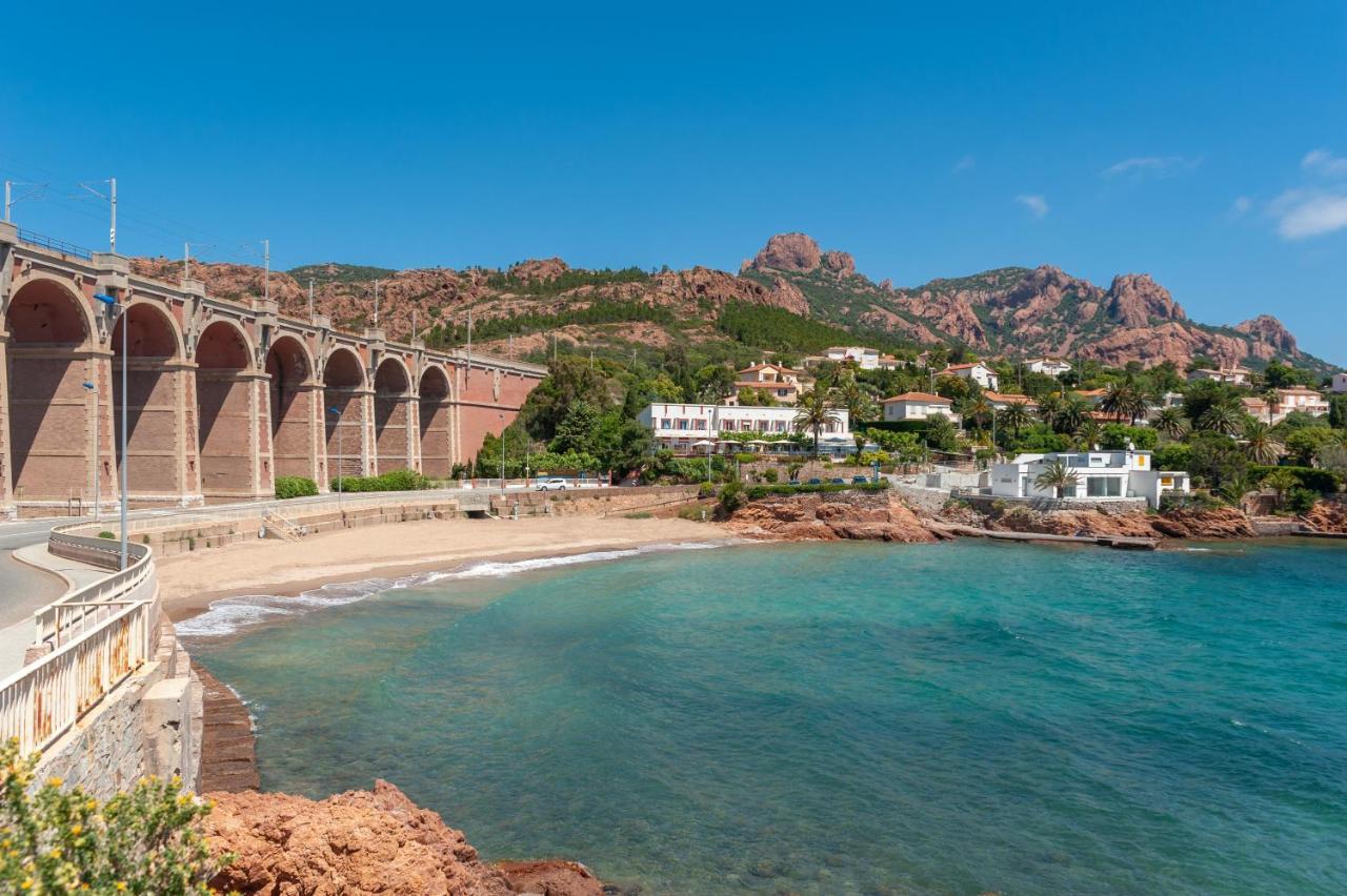 Agay Cap Esterel Le Hameau F2 Clim Plein Sud Dernier Etage Magnifique Vue Mer Saint-Raphael  Bagian luar foto