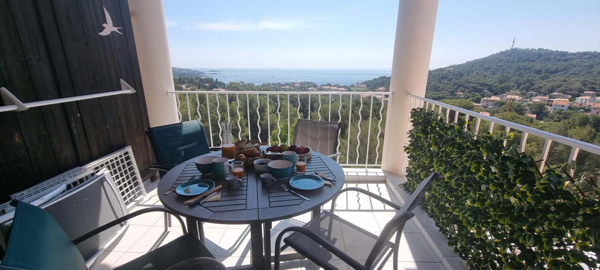 Agay Cap Esterel Le Hameau F2 Clim Plein Sud Dernier Etage Magnifique Vue Mer Saint-Raphael  Bagian luar foto